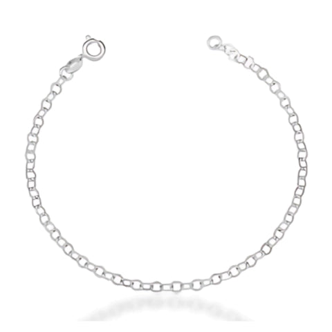 Pulseira de Prata Elo Português