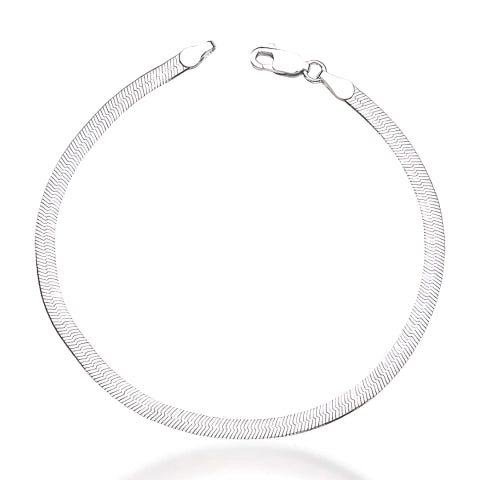 Pulseira Laminada Fio 035 3mm de Prata