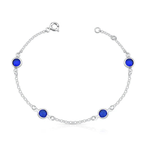 Pulseira 4 Ponto de Luz Azul Mista