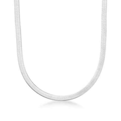 Colar de Prata Laminada Fio 035 2,8mm